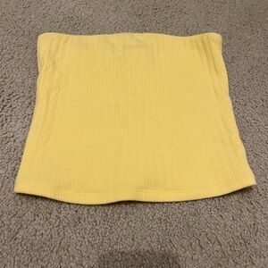 American Eagle Yellow Tube Top Size Medium